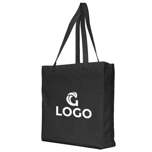 Canvas shopper XL black - Image 1